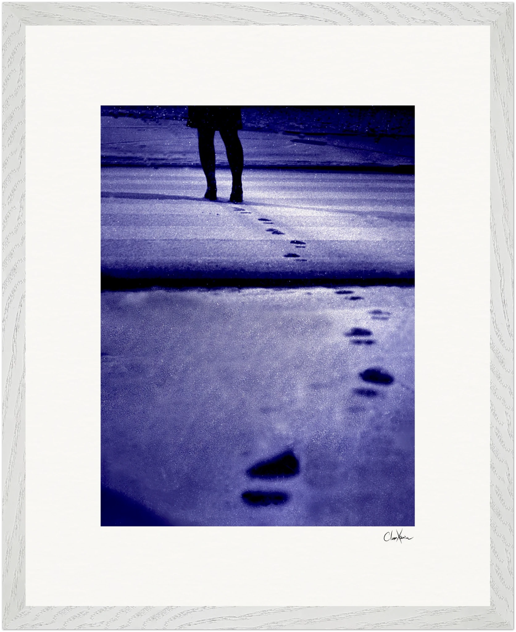 The Unwritten Path Framed print 40x50 cm / 16x20″ White frame 14
