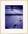 The Unwritten Path, fine art photography by ClaraXenia. Framed print 40x50 cm / 16x20″ Wood frame 32