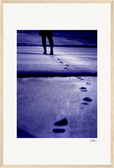 The Unwritten Path, fine art photography by ClaraXenia. Framed print 40x60 cm / 16x24″ Wood frame 33