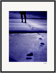 The Unwritten Path Framed print 45x60 cm / 18x24″ Black frame 70