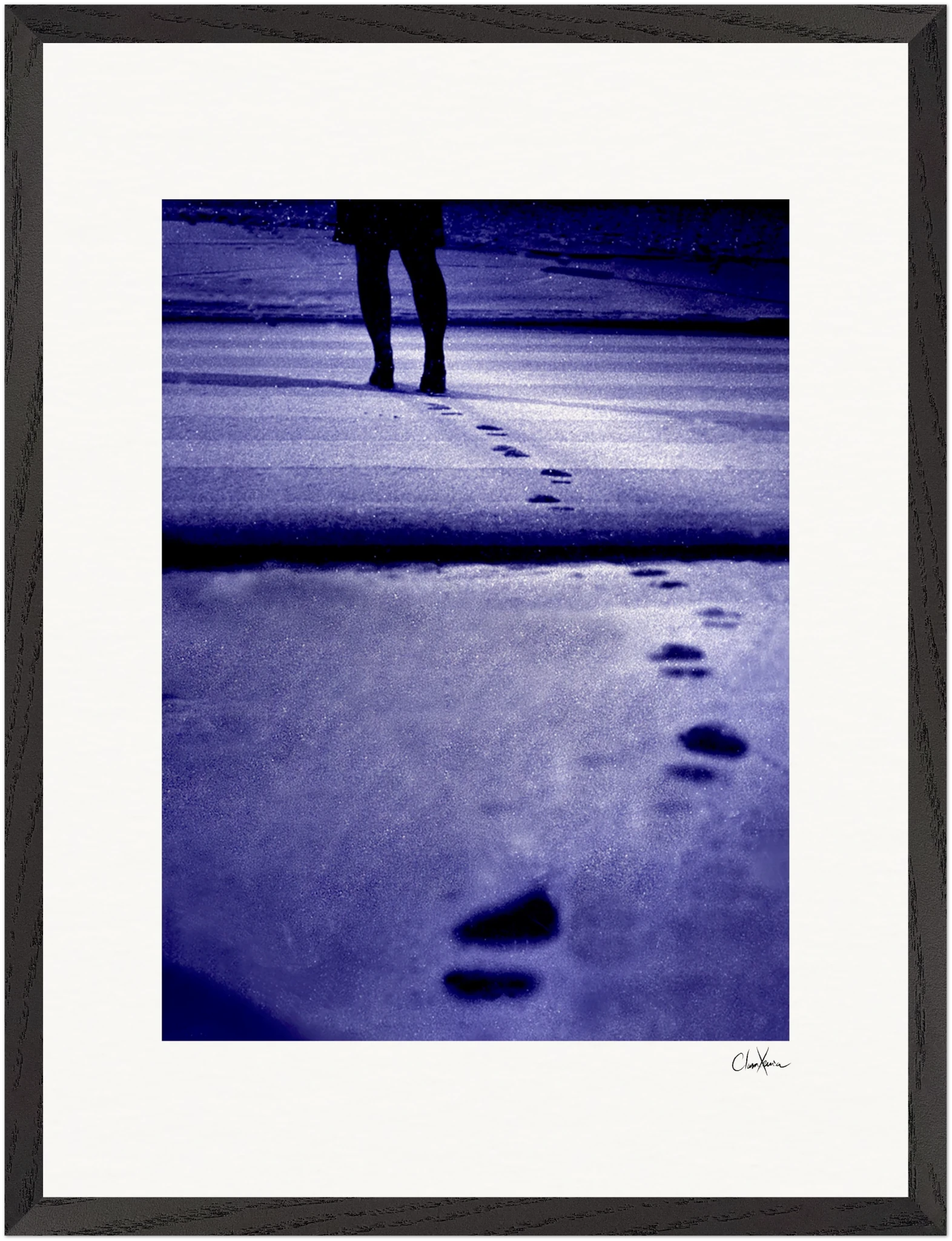 The Unwritten Path Framed print 45x60 cm / 18x24″ Black frame 49