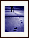 The Unwritten Path Framed print 45x60 cm / 18x24″ Dark wood frame 52
