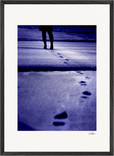 The Unwritten Path Framed print 50x70 cm / 20x28″ Black frame 50