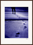 The Unwritten Path, fine art photography by ClaraXenia. Framed print 50x70 cm / 20x28″ Dark wood frame 53