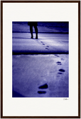 The Unwritten Path Framed print 50x70 cm / 20x28″ Dark wood frame 53