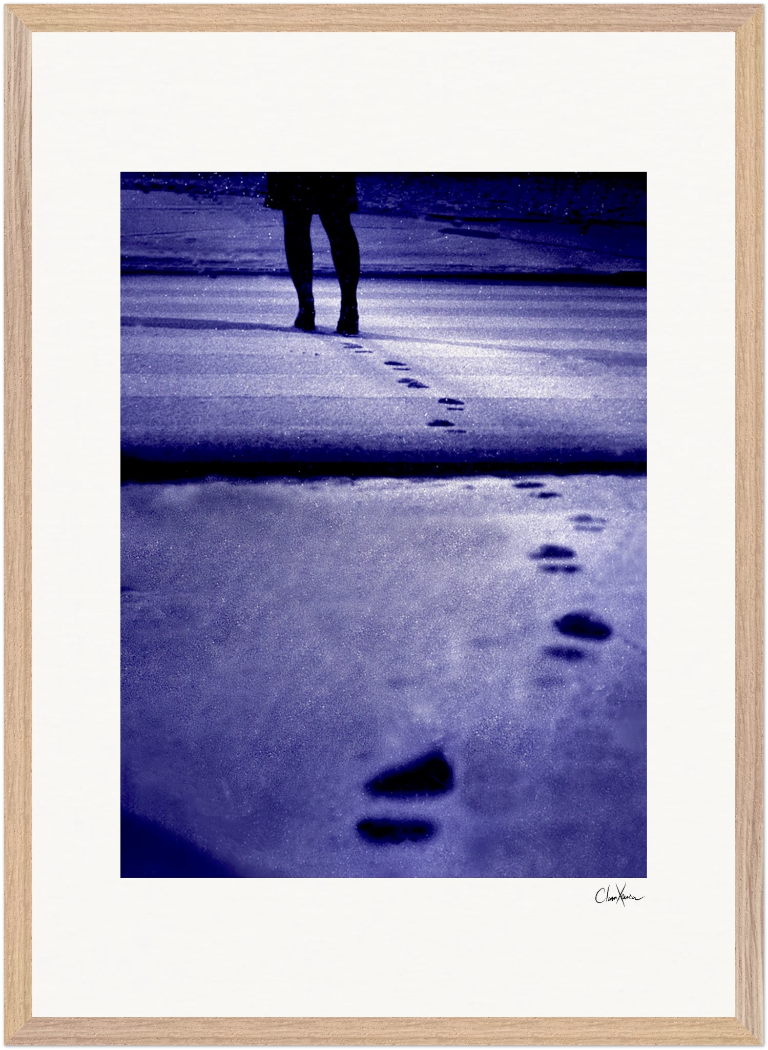 The Unwritten Path Framed print 50x70 cm / 20x28″ Wood frame 33