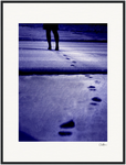 The Unwritten Path Framed print 60x80 cm / 24x32″ Black frame 72