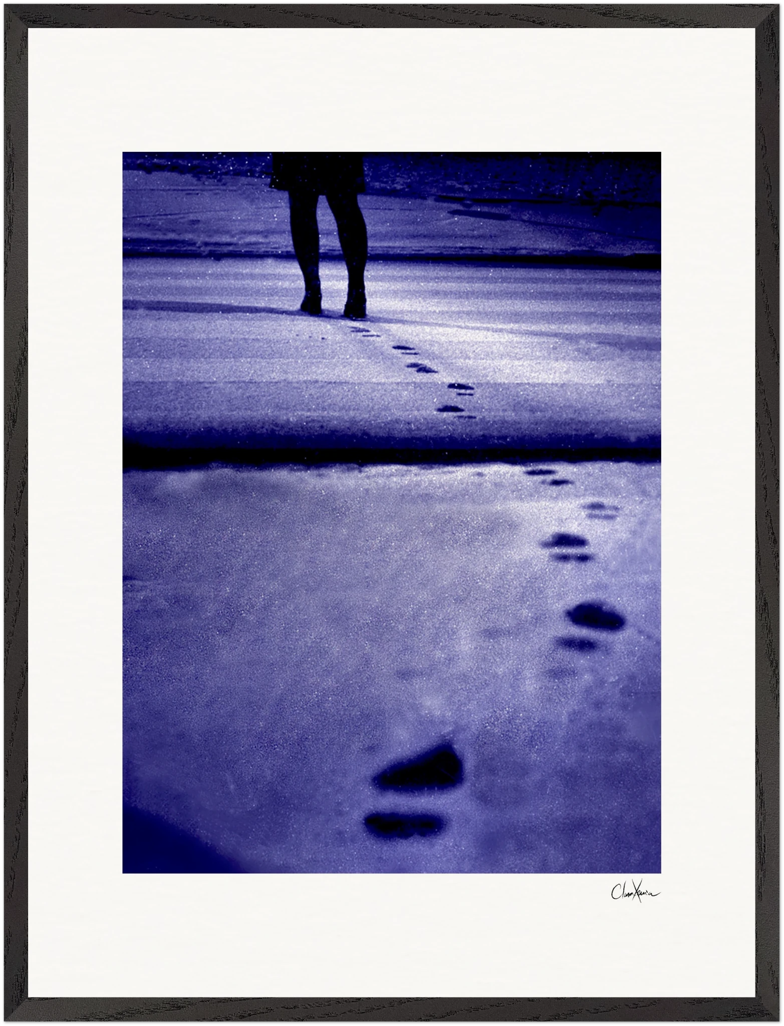 The Unwritten Path Framed print 60x80 cm / 24x32″ Black frame 51