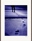 The Unwritten Path Framed print 60x80 cm / 24x32″ Dark wood frame 54
