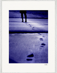 The Unwritten Path Framed print 60x80 cm / 24x32″ White frame 17