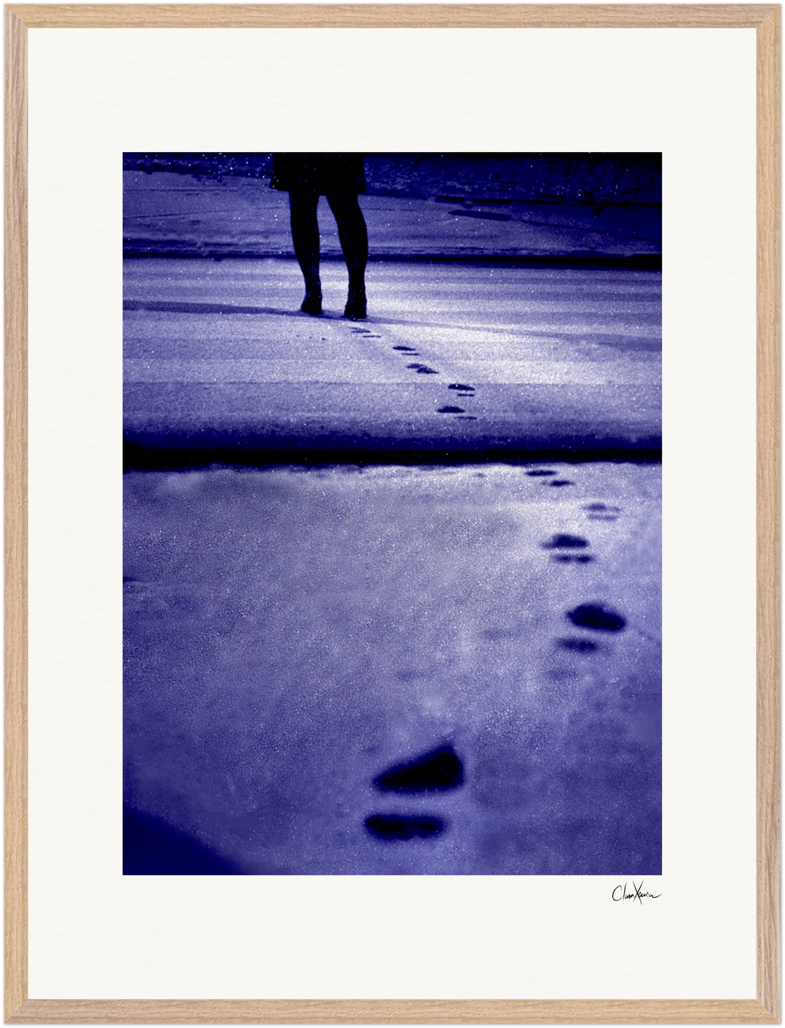 The Unwritten Path Framed print 60x80 cm / 24x32″ Wood frame 34