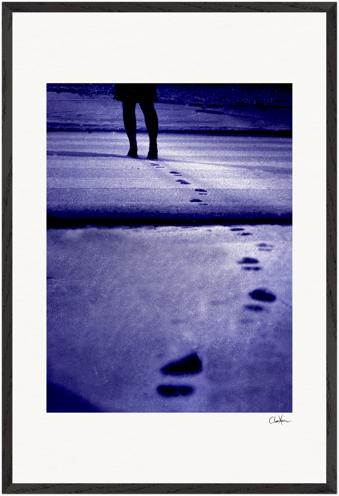 The Unwritten Path Framed print 60x90 cm / 24x36″ Black frame 52