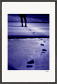 The Unwritten Path Framed print 60x90 cm / 24x36″ Black frame 52