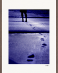 The Unwritten Path Framed print 60x90 cm / 24x36″ Dark wood frame 55