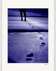 The Unwritten Path Framed print 60x90 cm / 24x36″ White frame 18