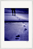 The Unwritten Path Framed print 60x90 cm / 24x36″ White frame 18