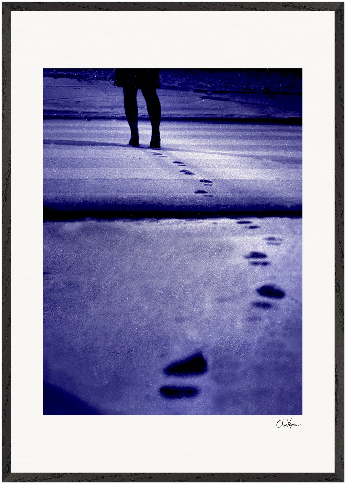 The Unwritten Path Framed print 70x100 cm / 28x40″ Black frame 53