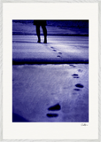 The Unwritten Path Framed print 70x100 cm / 28x40″ White frame 19