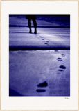 The Unwritten Path, fine art photography by ClaraXenia. Framed print 70x100 cm / 28x40″ Wood frame 38