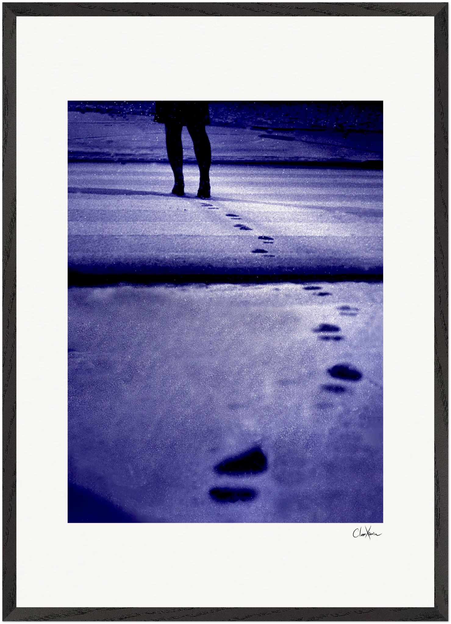 The Unwritten Path Framed print A1 (59.4 x 84.1 cm) Black frame 54