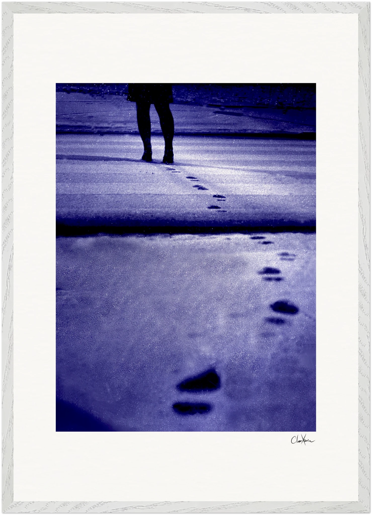 The Unwritten Path Framed print A1 (59.4 x 84.1 cm) White frame 20