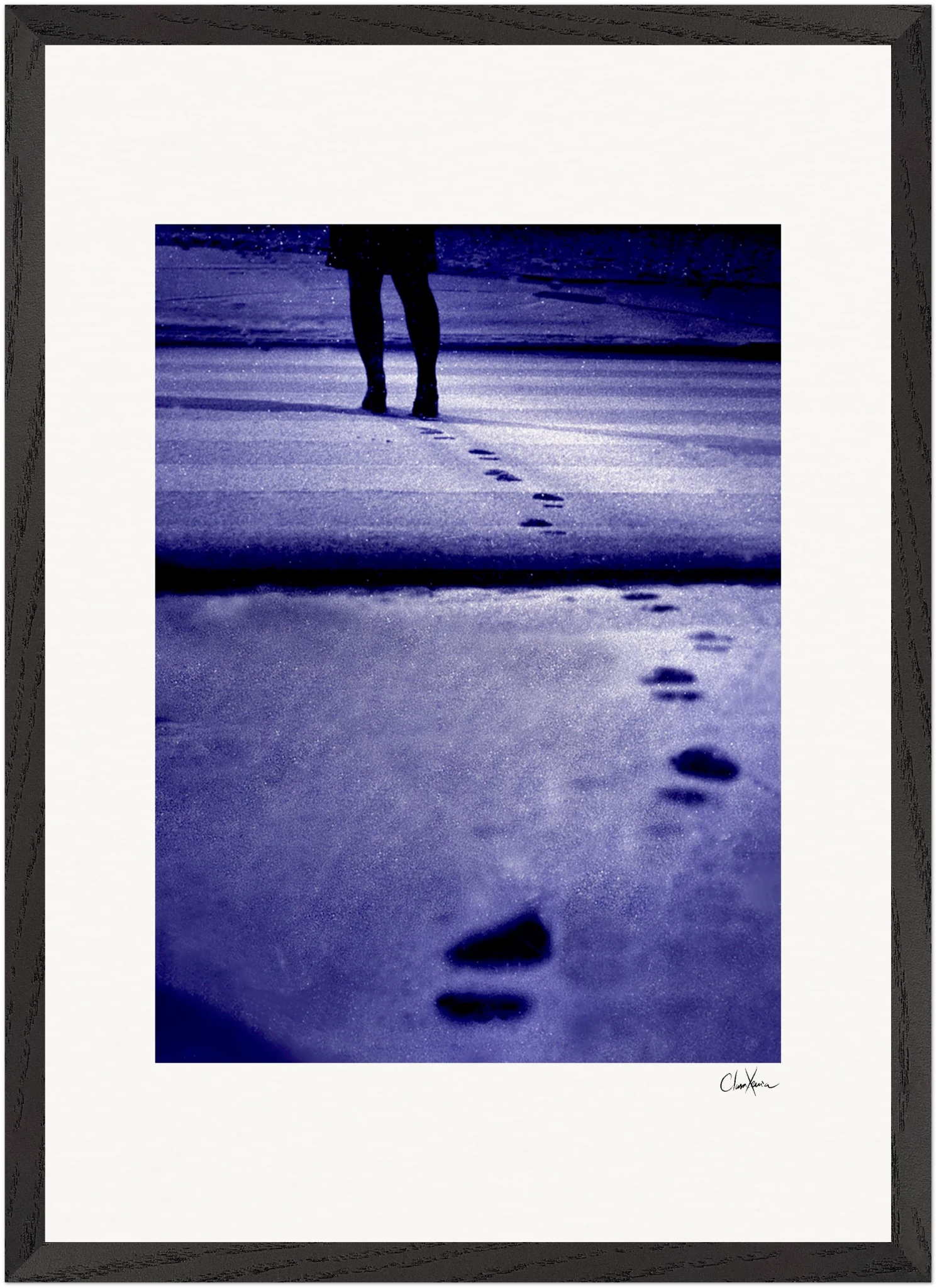 The Unwritten Path Framed print A2 (42 x 59.4 cm) Black frame 55