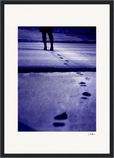 The Unwritten Path, fine art photography by ClaraXenia. Framed print A3 (29.7 x 42  cm) Black frame 77