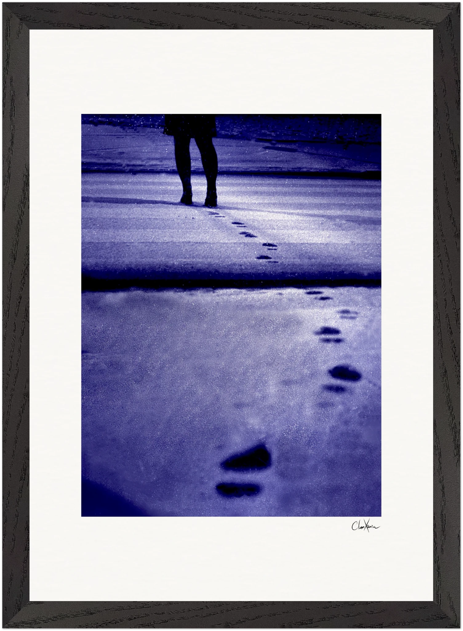 The Unwritten Path Framed print A3 (29.7 x 42 cm) Black frame 56