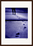 The Unwritten Path, fine art photography by ClaraXenia. Framed print A3 (29.7 x 42  cm) Dark wood frame 58