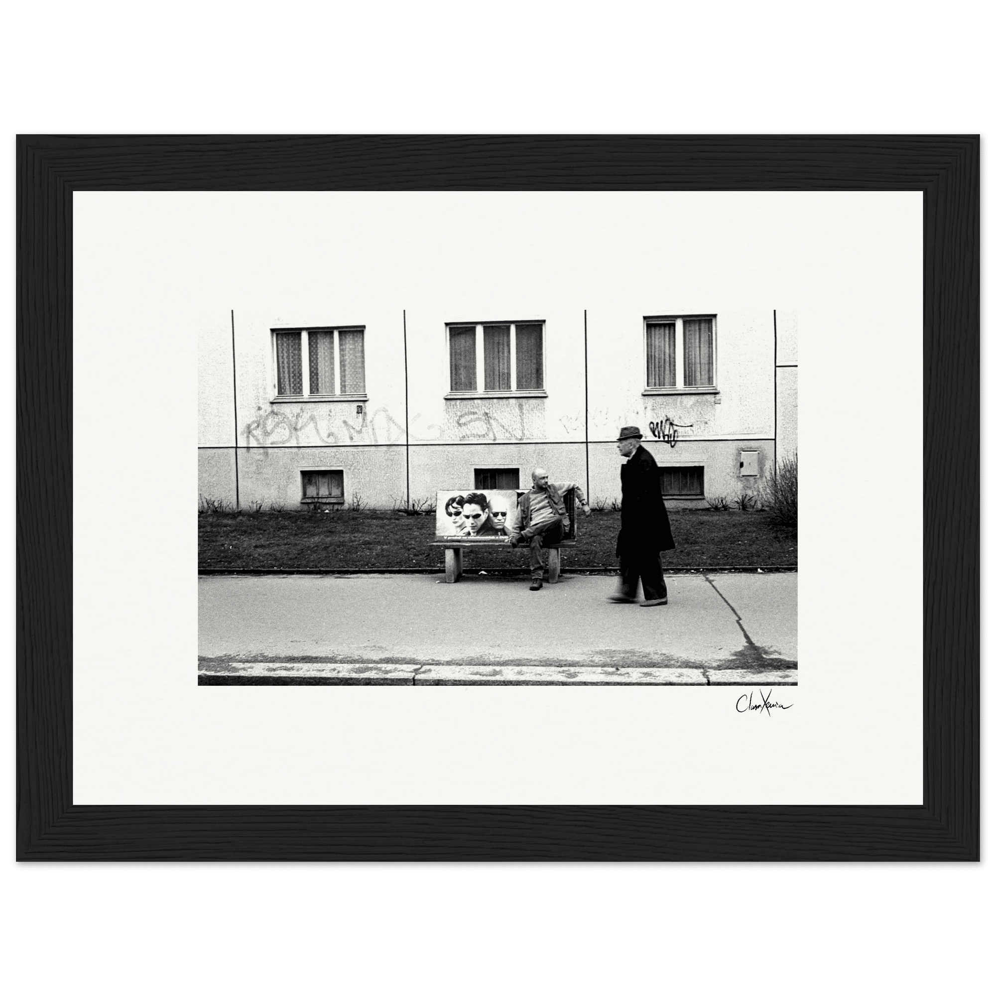 The Urban Matrix Framed print 13x18 cm / 5x7″ Black frame 62