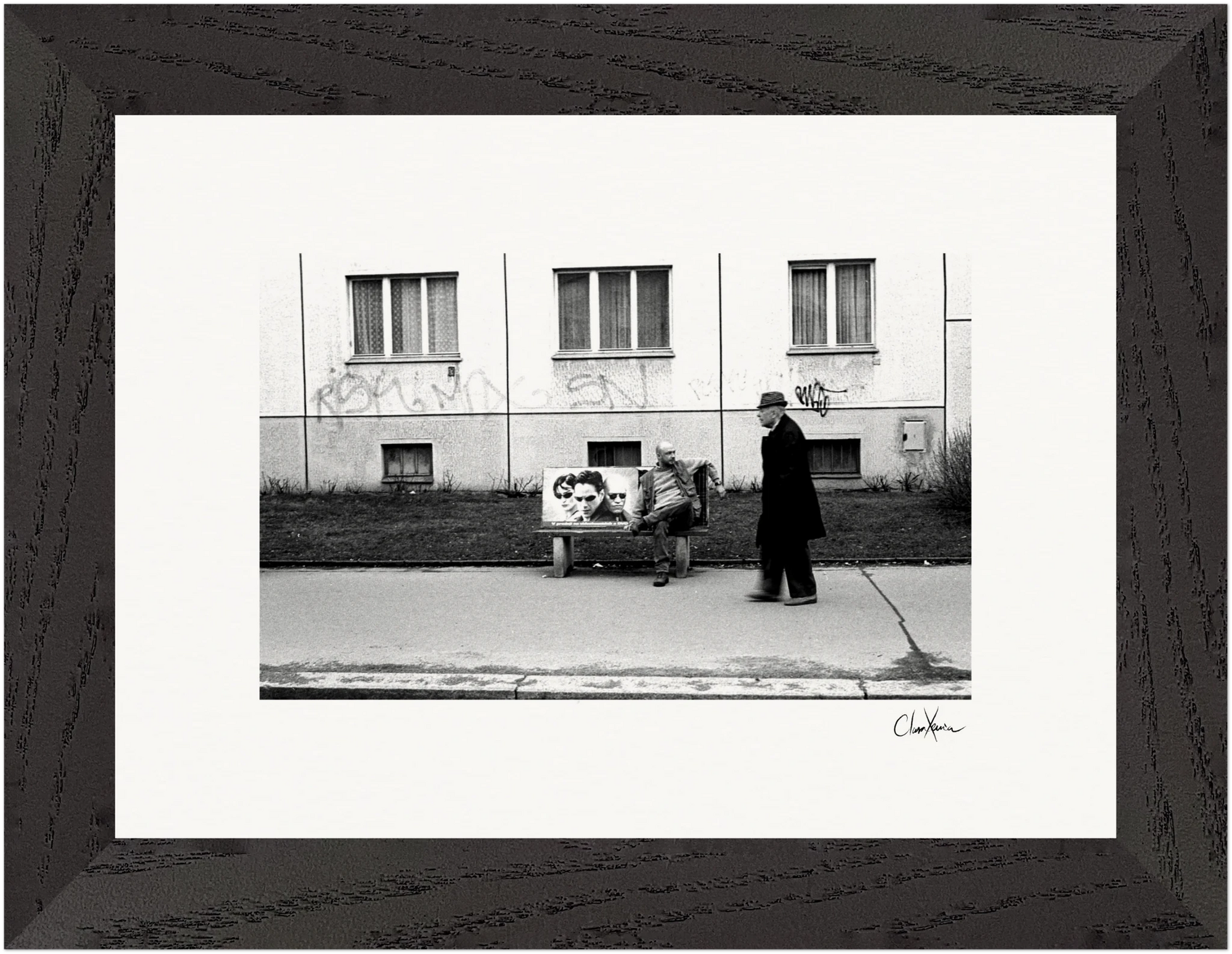 The Urban Matrix Framed print 13x18 cm / 5x7″ Black frame 55