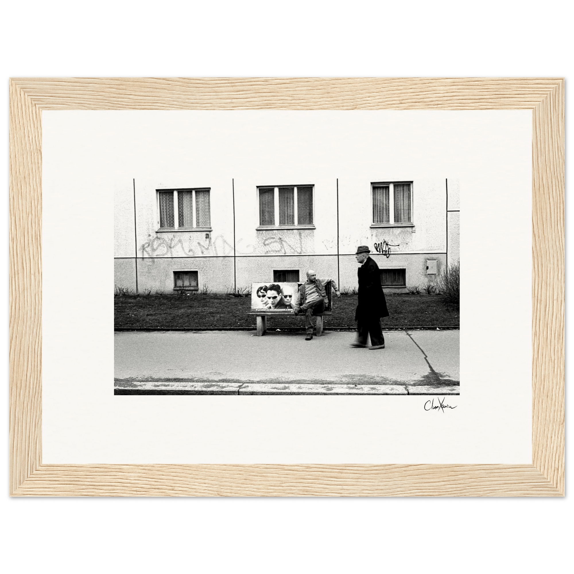 The Urban Matrix Framed print 13x18 cm / 5x7″ Wood frame 24