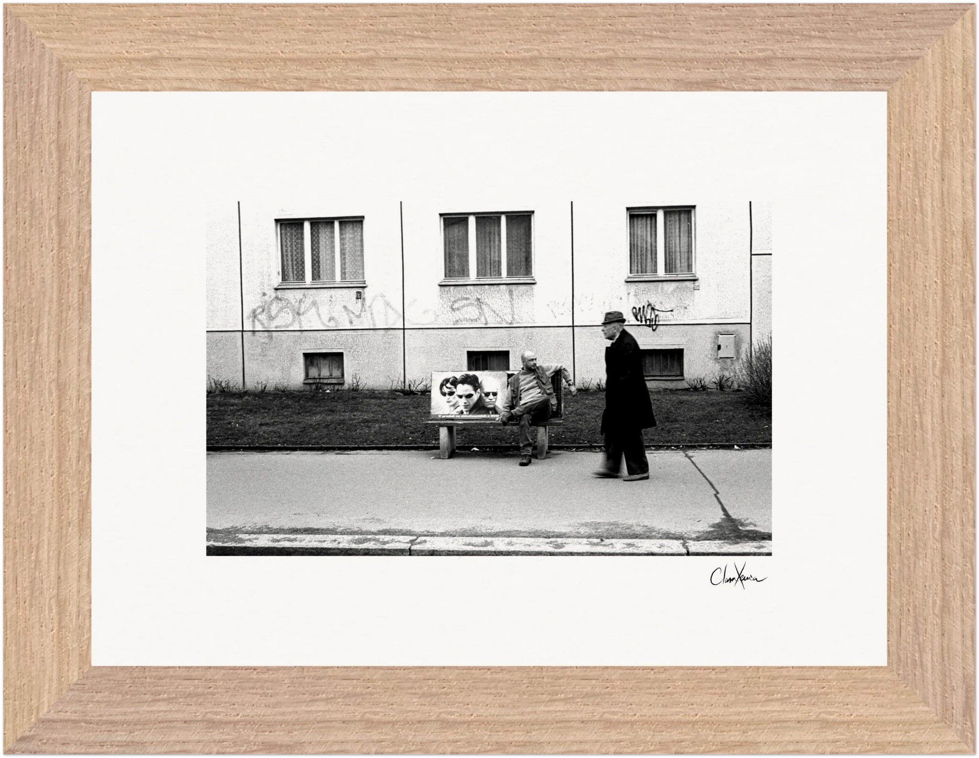 The Urban Matrix Framed print 13x18 cm / 5x7″ Wood frame 29