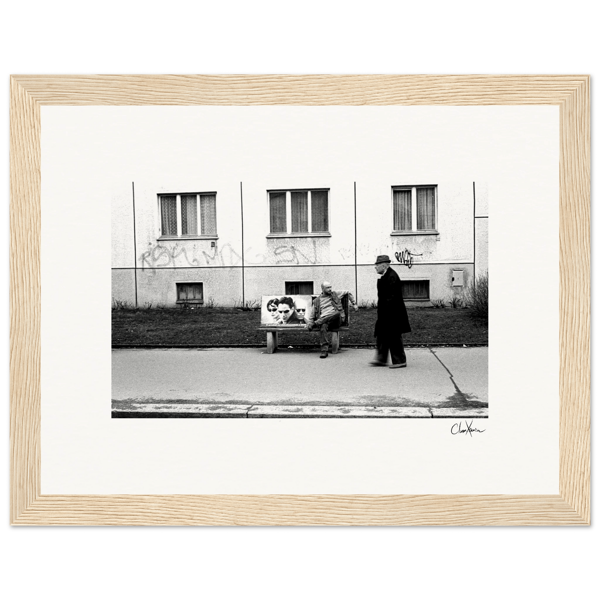 The Urban Matrix Framed print 15x20 cm / 6x8″ Wood frame 27