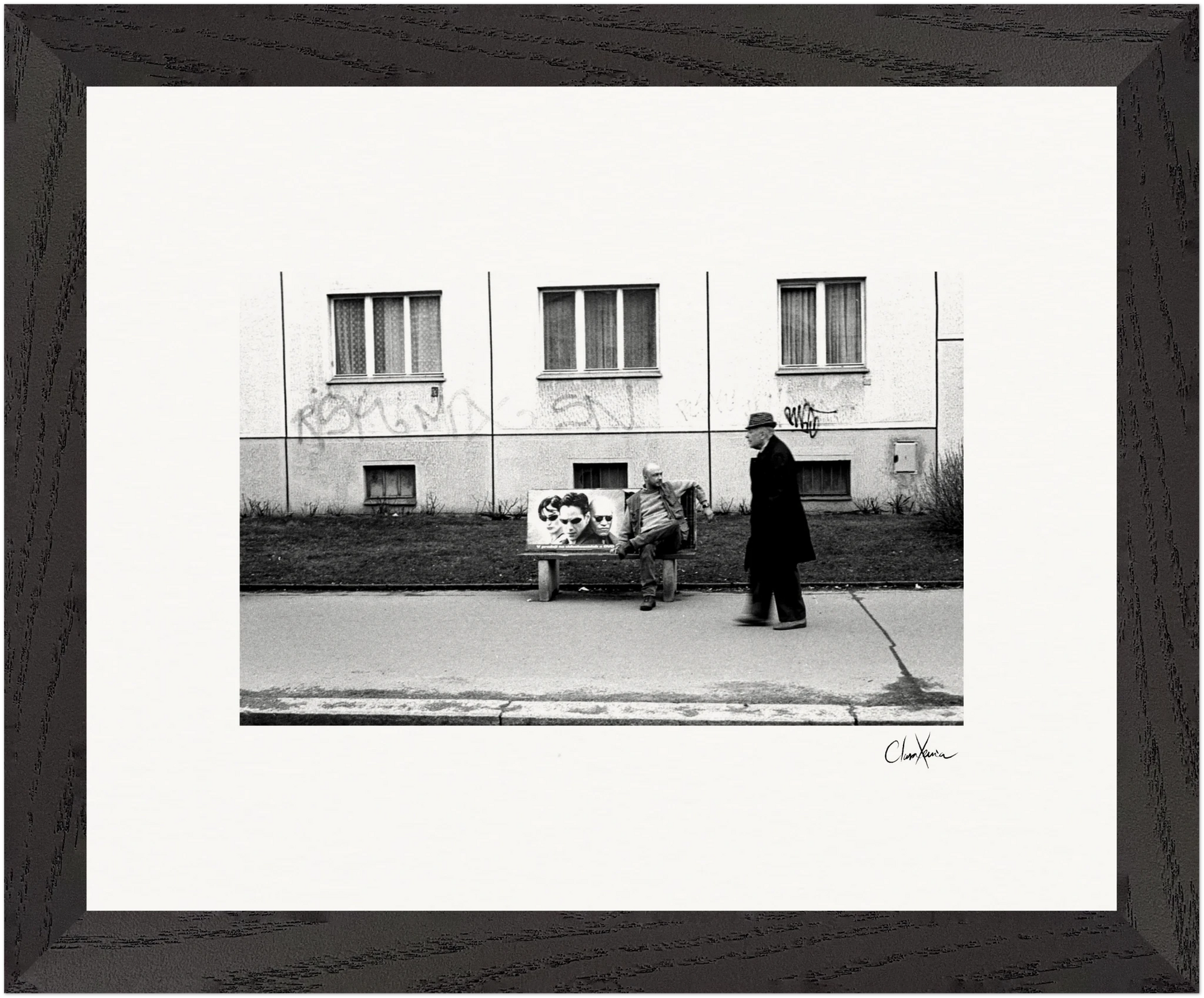 The Urban Matrix Framed print 20x25 cm / 8x10″ Black frame 63