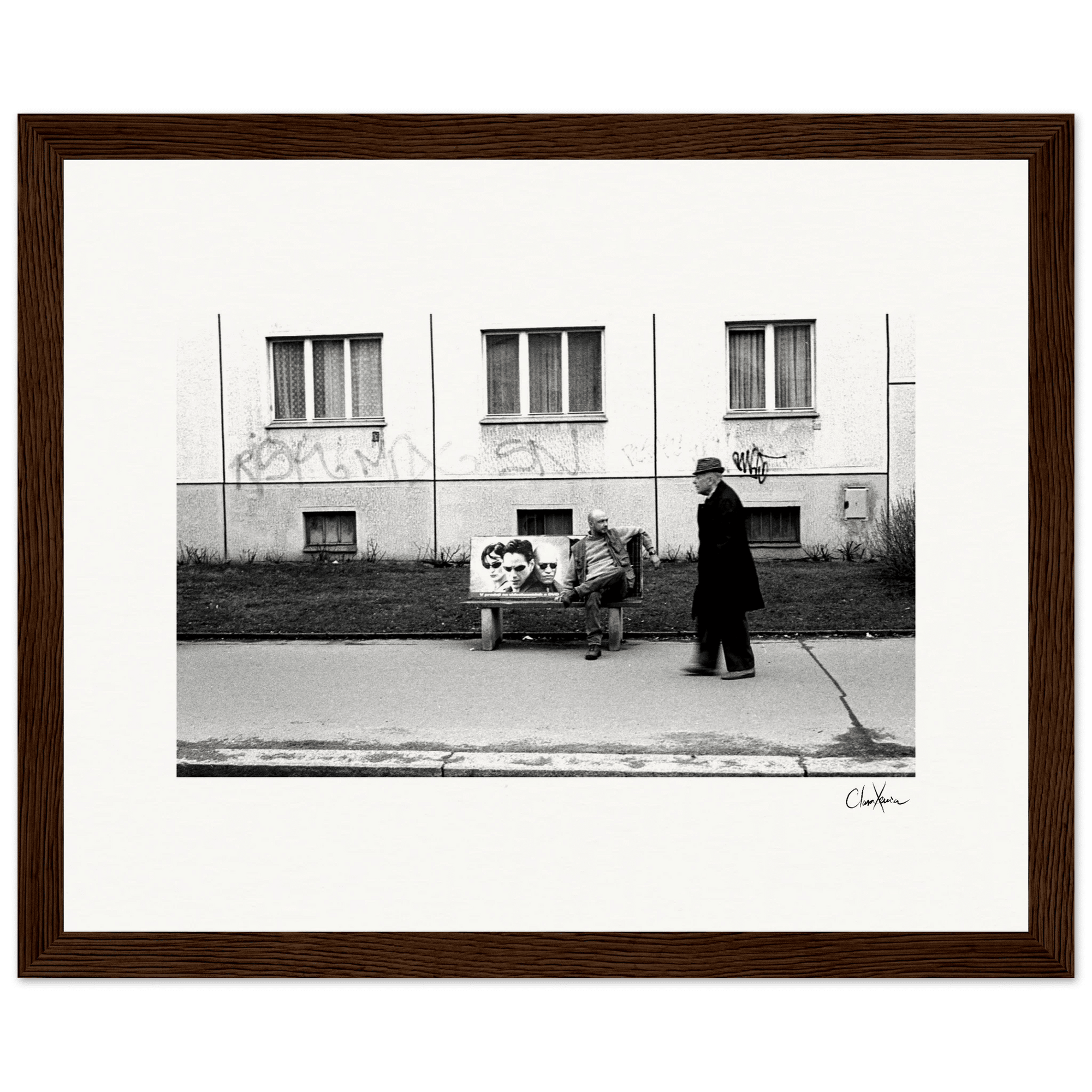 The Urban Matrix Framed print 20x25 cm / 8x10″ Dark wood frame 43