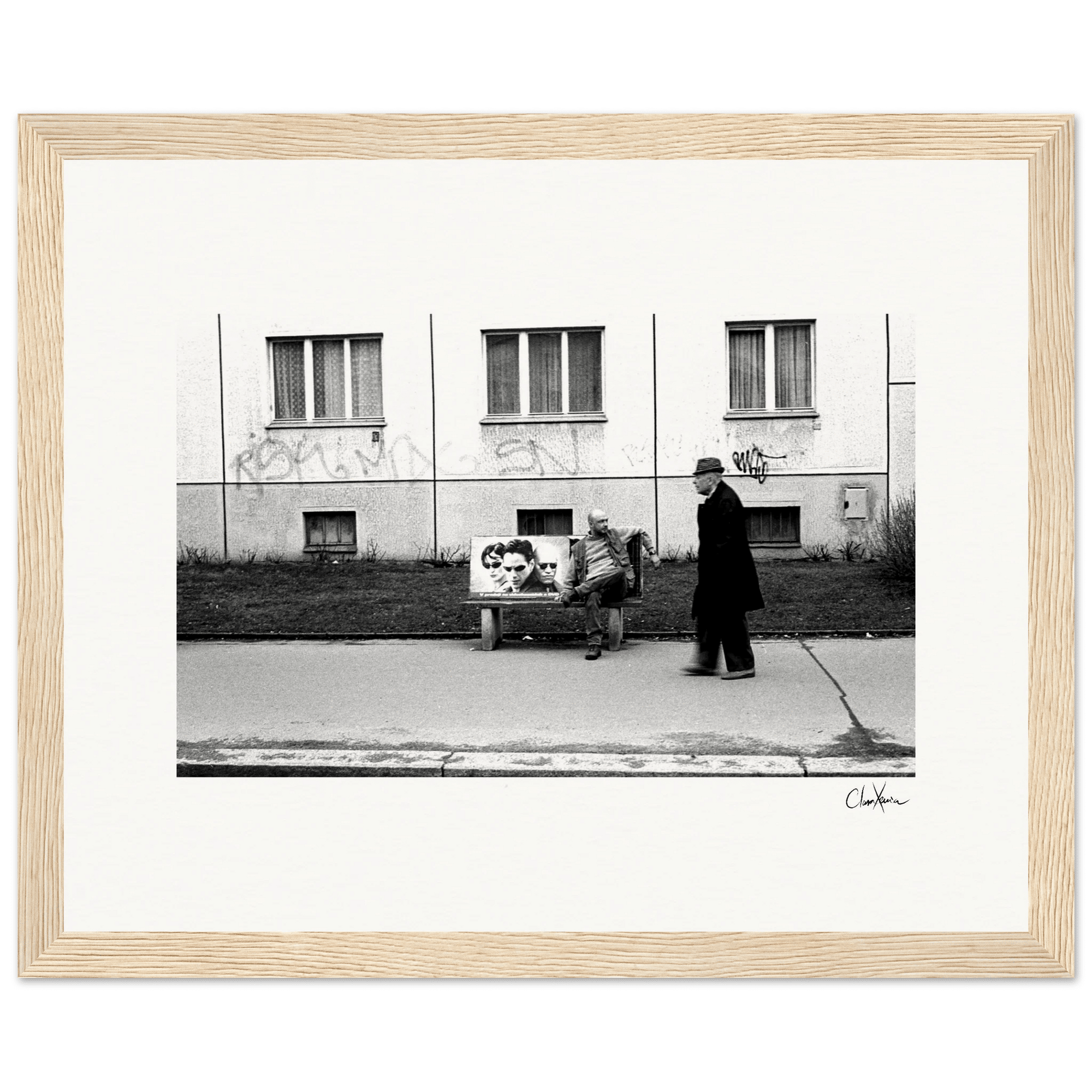 The Urban Matrix Framed print 20x25 cm / 8x10″ Wood frame 28