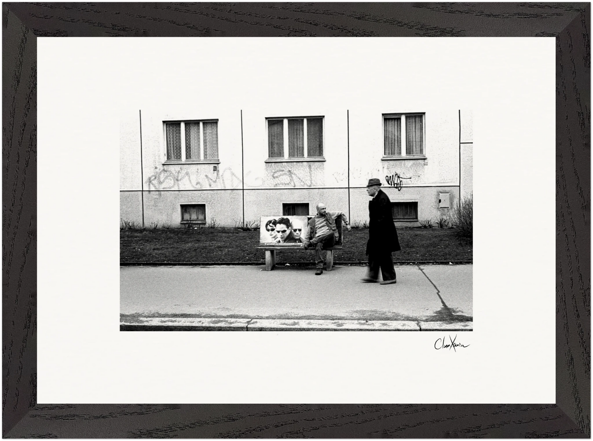 The Urban Matrix Framed print 21x29.7 cm / 8x12" Black frame 67