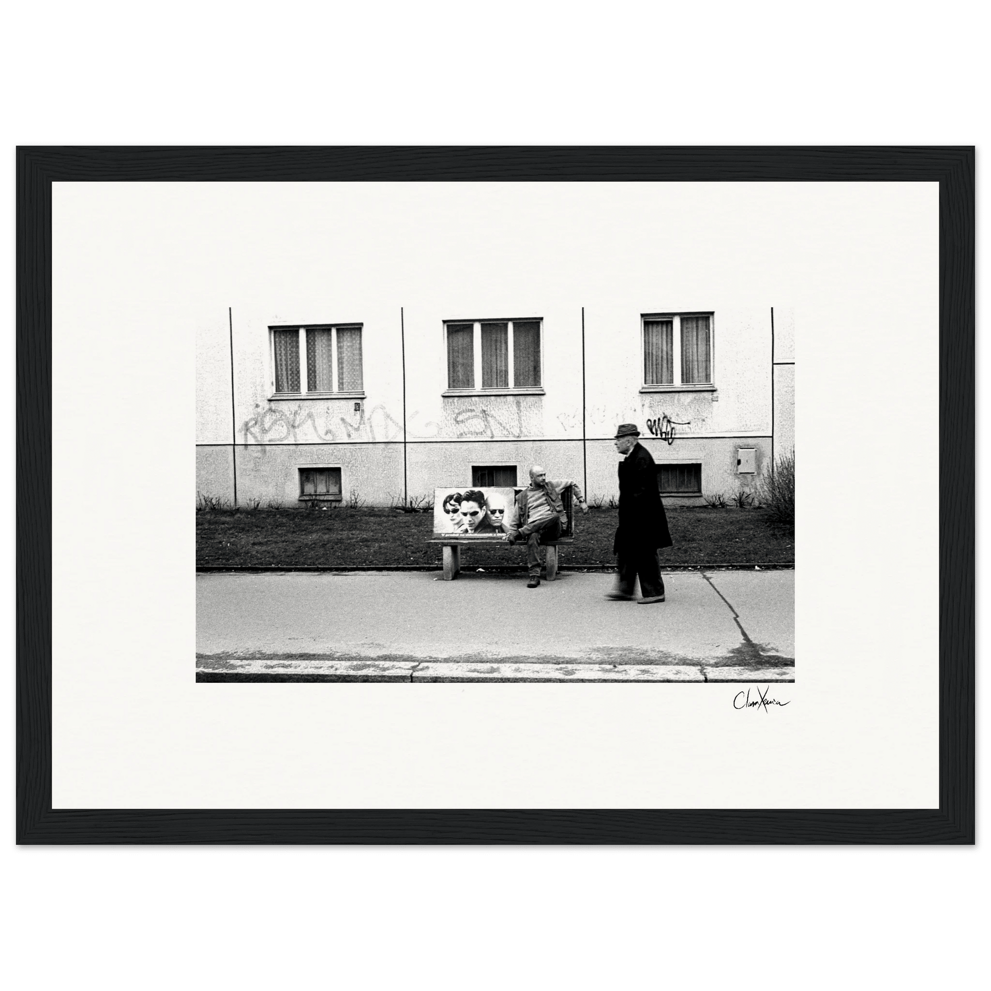 The Urban Matrix Framed print 21x29.7 cm / 8x12" Black frame 68