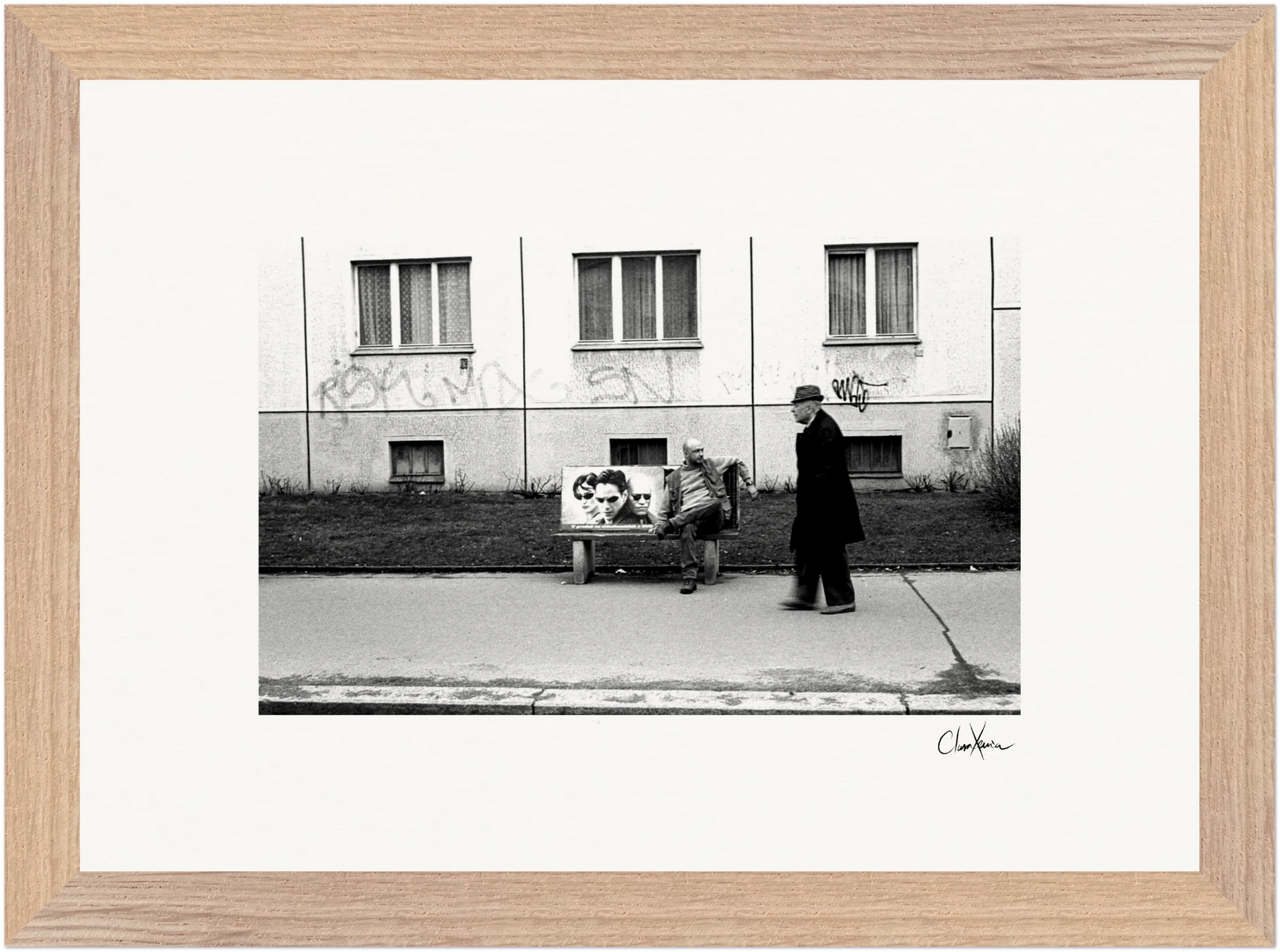 The Urban Matrix Framed print 21x29.7 cm / 8x12" Wood frame 41