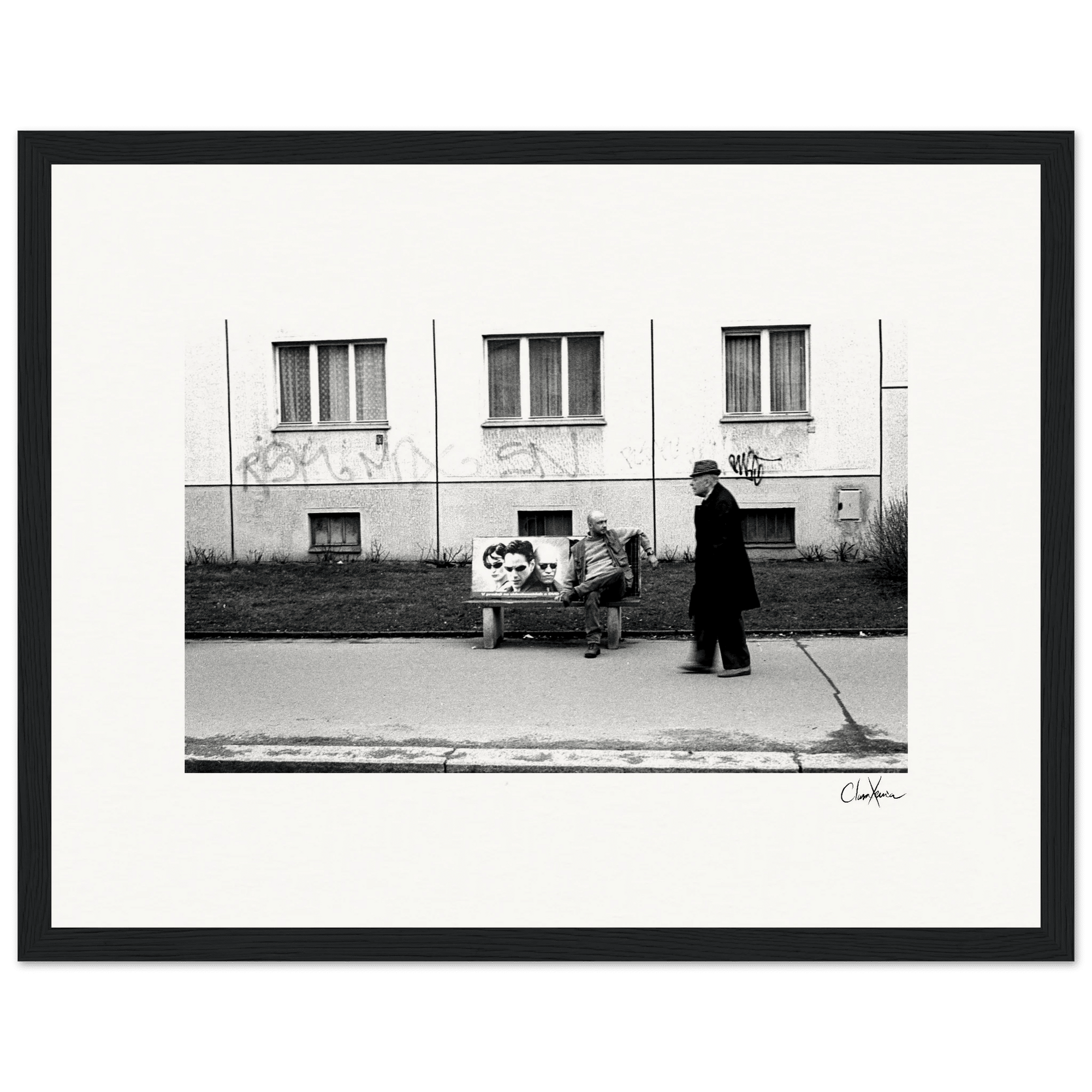 The Urban Matrix Framed print 27x35 cm / 11x14″ Black frame 63