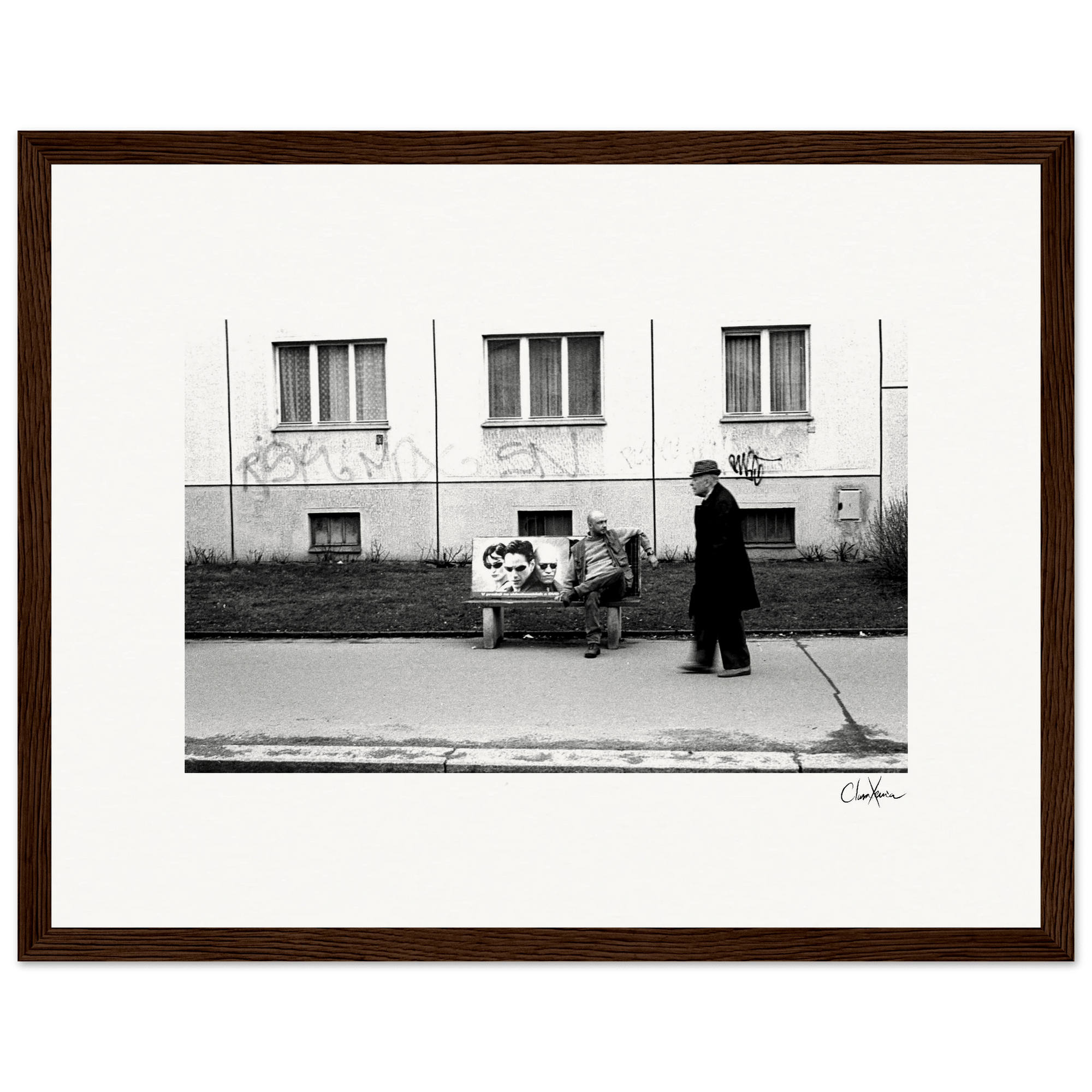 The Urban Matrix Framed print 27x35 cm / 11x14″ Dark wood frame 57