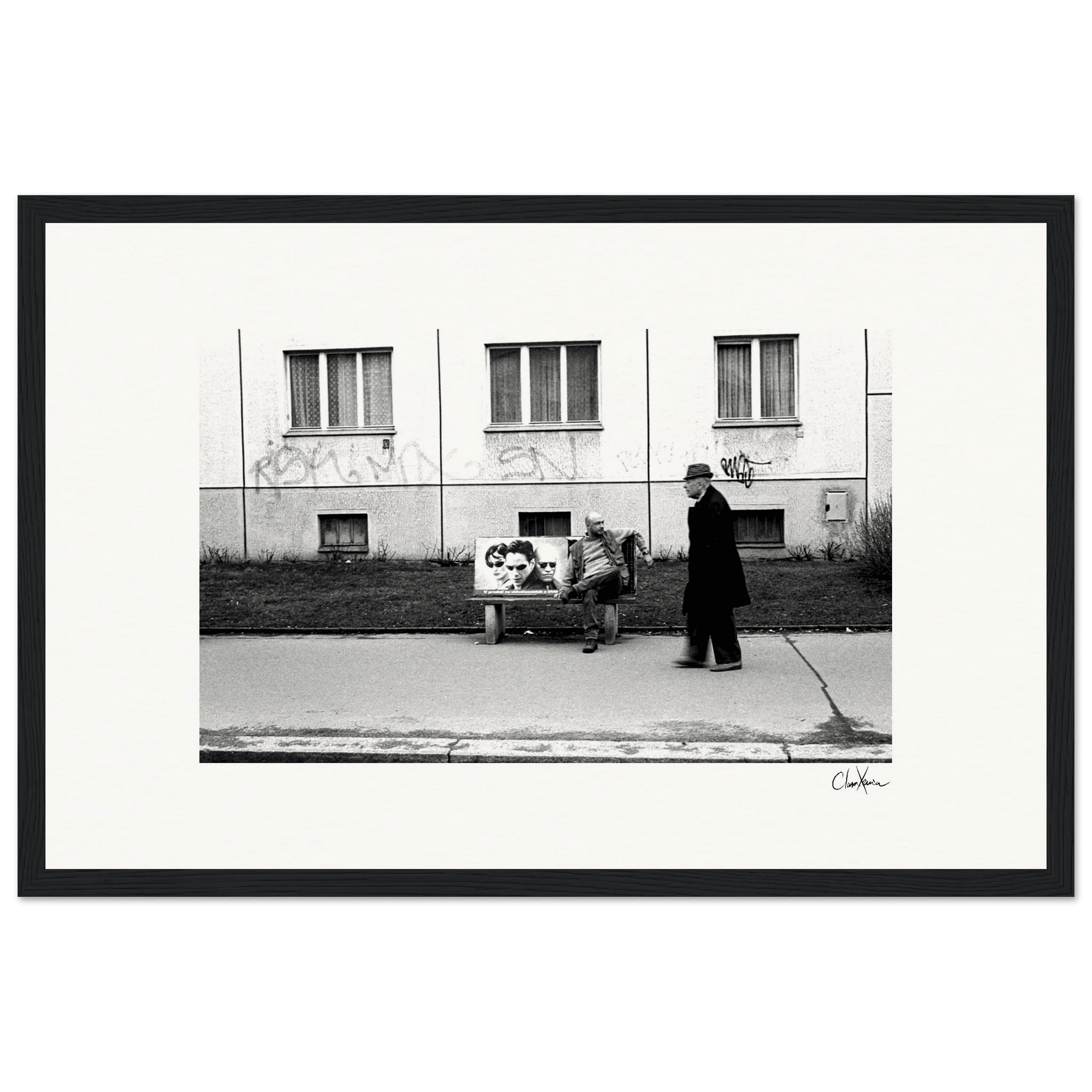 The Urban Matrix Framed print 28x43 cm / XL (11x17″) Black frame 66