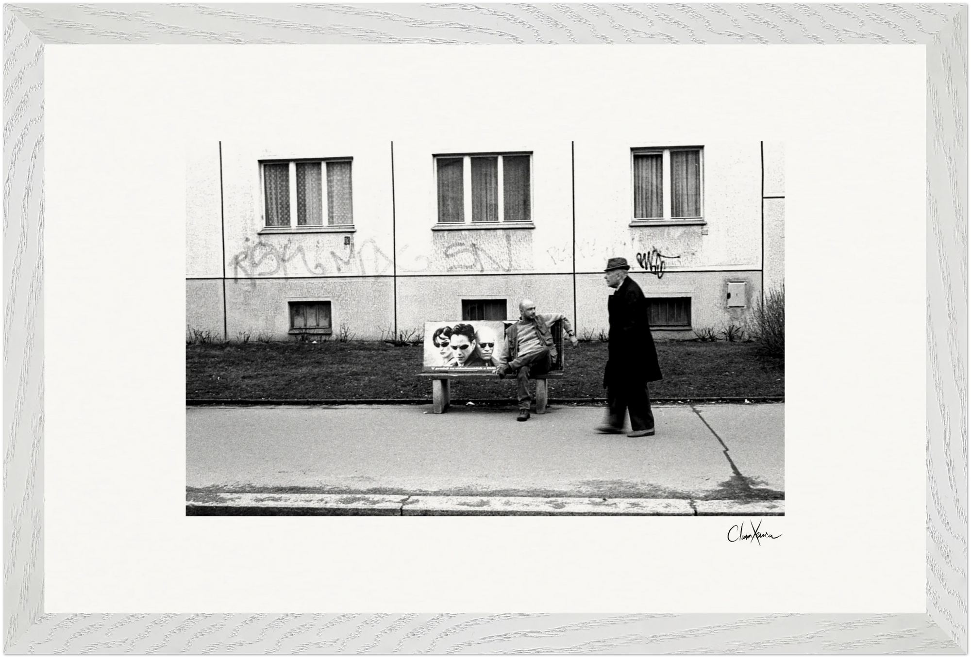 The Urban Matrix Framed print 28x43 cm / XL (11x17″) White frame 17