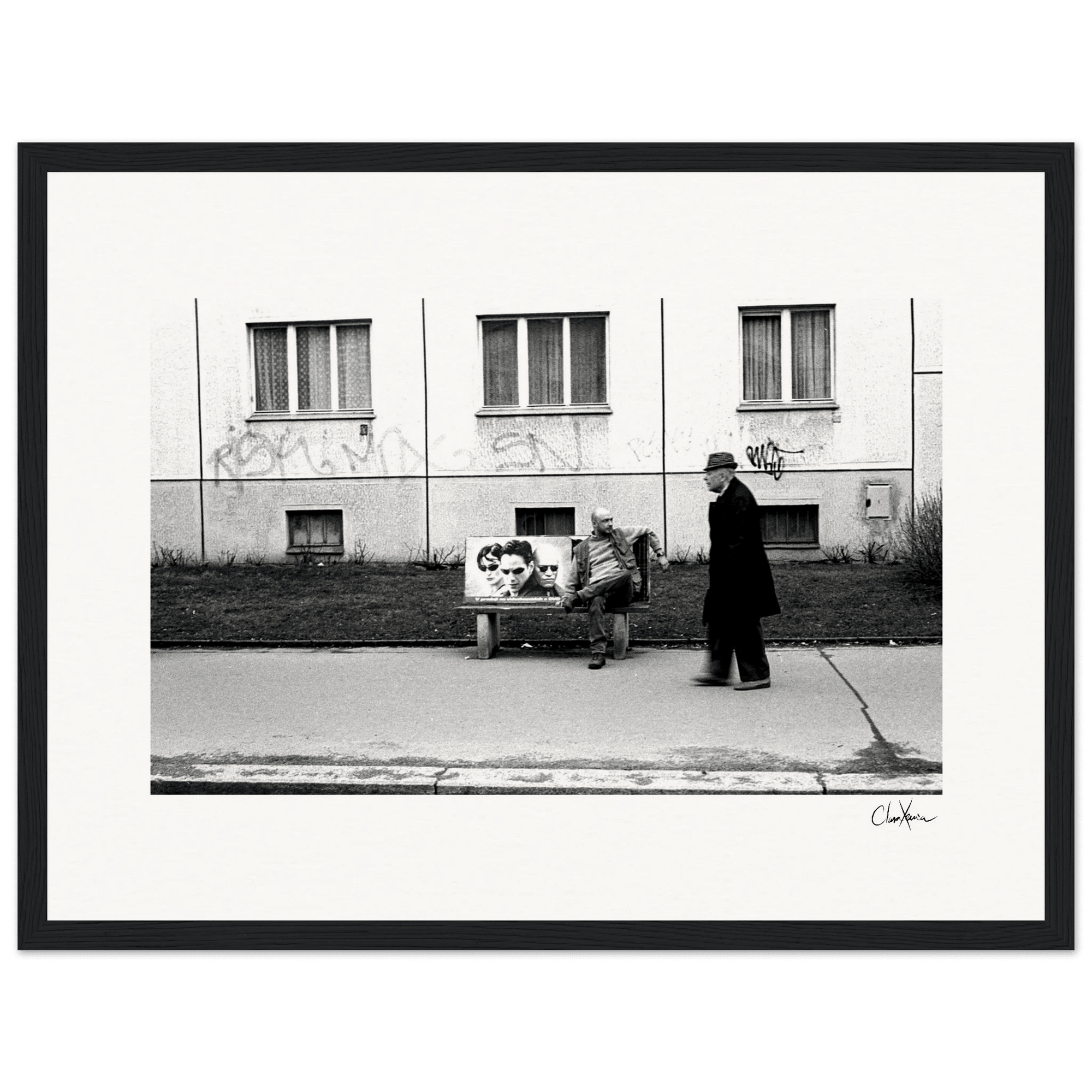 The Urban Matrix Framed print 30x40 cm / 12x16″ Black frame 65