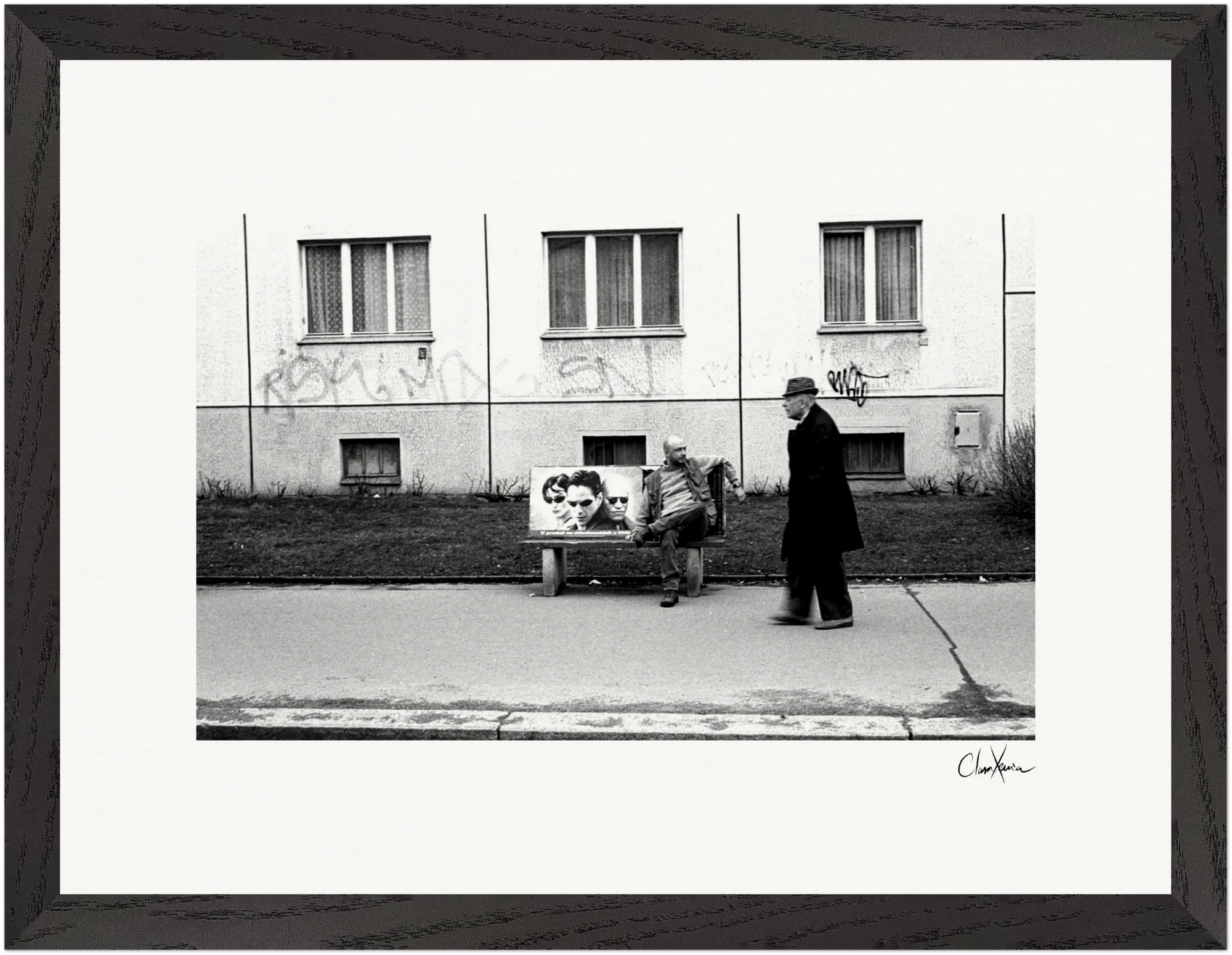 The Urban Matrix Framed print 30x40 cm / 12x16″ Black frame 71