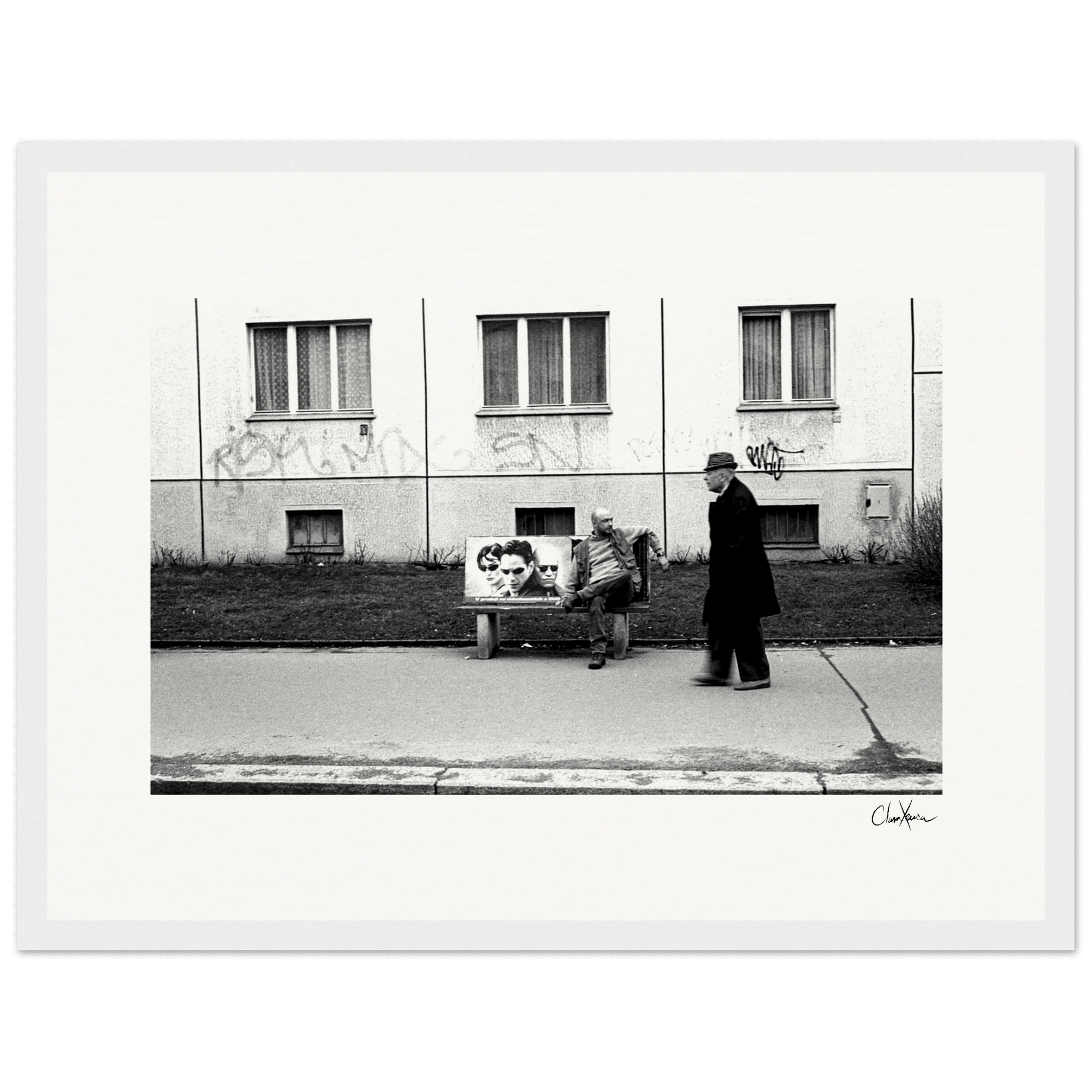 The Urban Matrix Framed print 30x40 cm / 12x16″ White frame 10