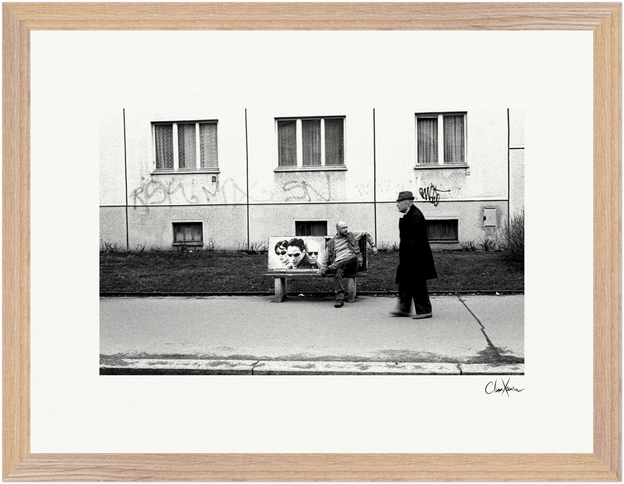 The Urban Matrix Framed print 30x40 cm / 12x16″ Wood frame 45