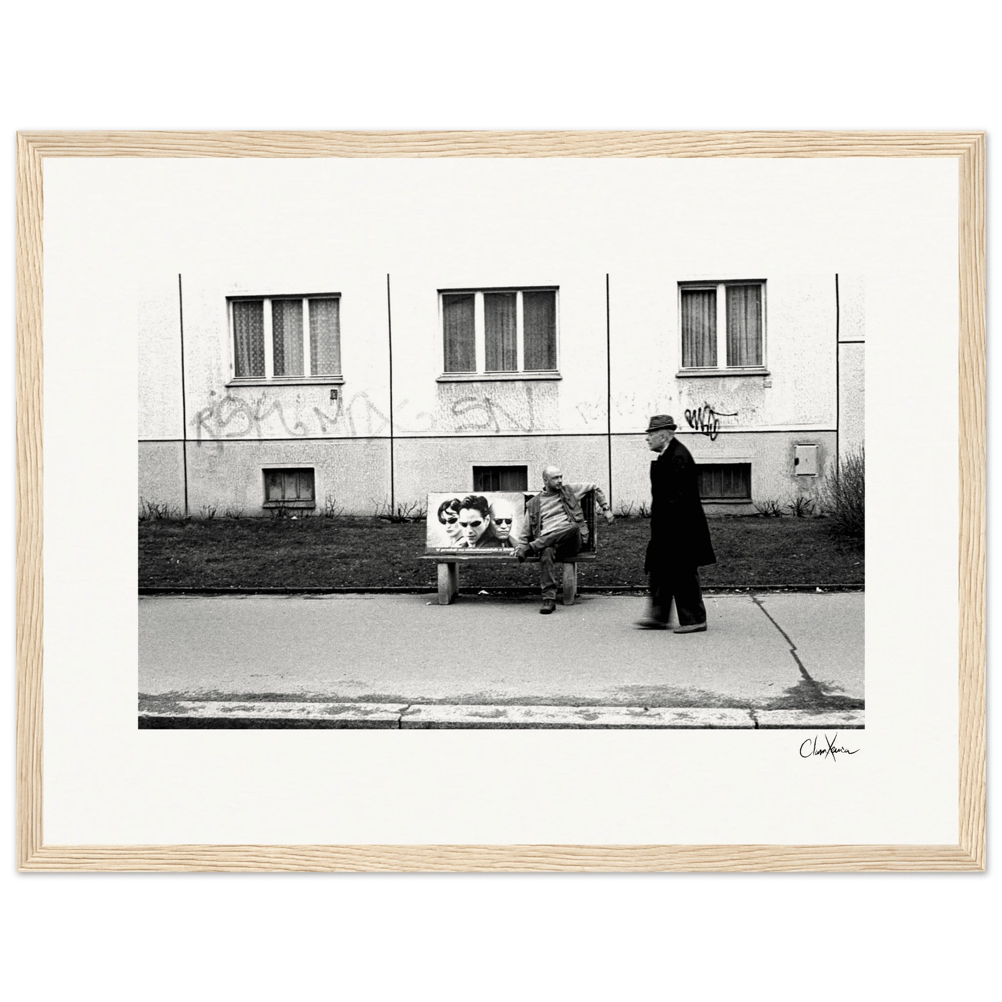 The Urban Matrix Framed print 30x40 cm / 12x16″ Wood frame 26