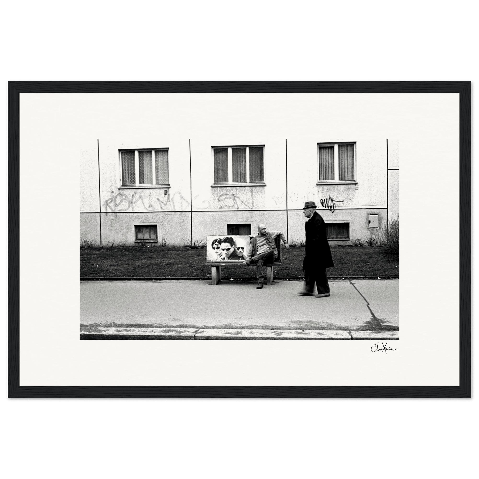 The Urban Matrix Framed print 30x45 cm / 12x18″ Black frame 60